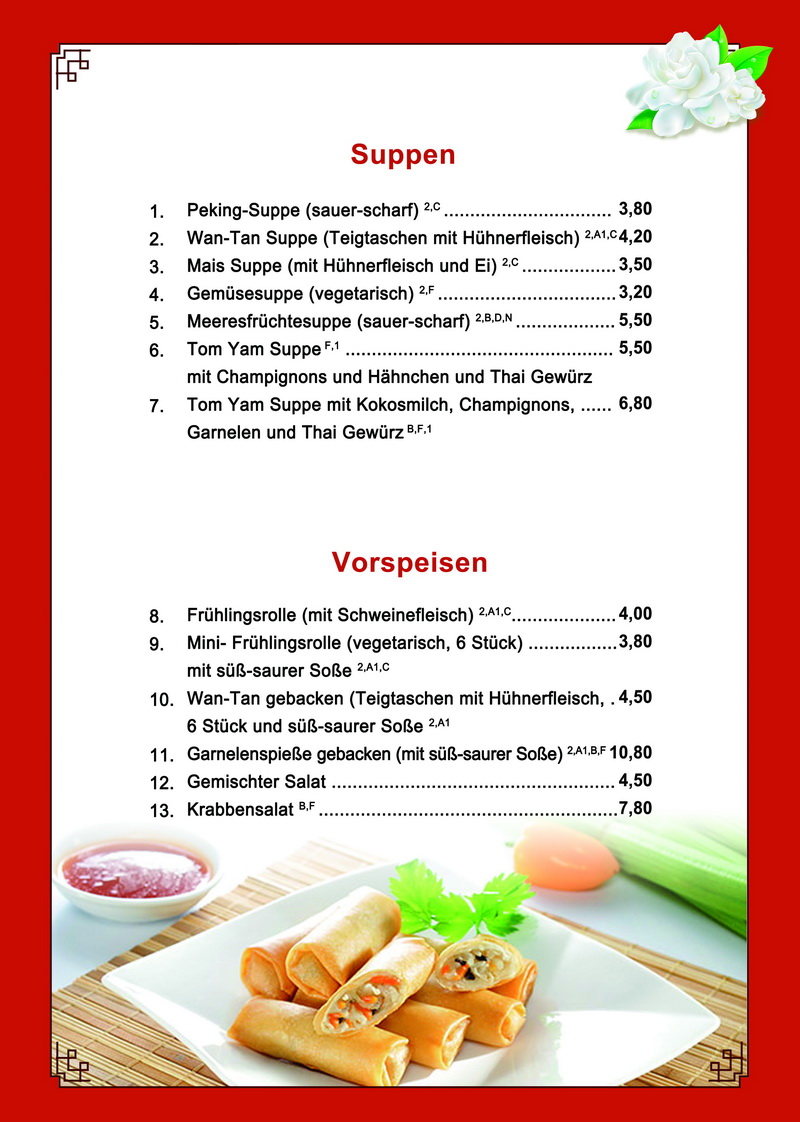 speisekarte
