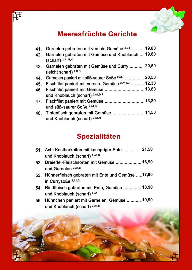 speisekarte